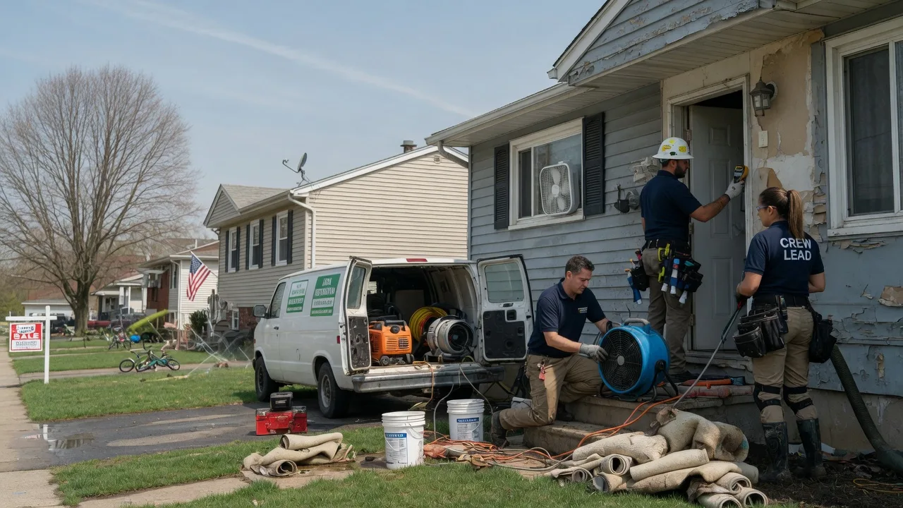 Flood Cleanup in Little Ferry, NJ near me